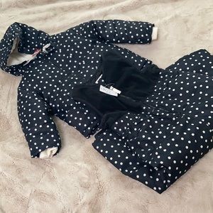 NWT toddler snow bib with jacket